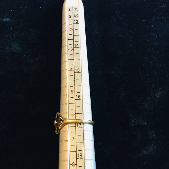 Black Hills Gold Grape Leaf Ring 6 .25 - Picture 3 of 6